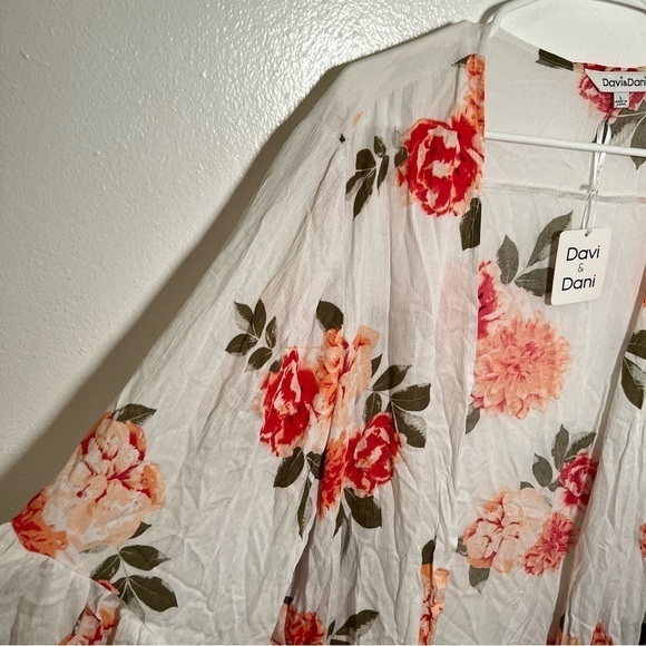 David & Dani Show Your Radiance Kimono Floral - Picture 8 of 15